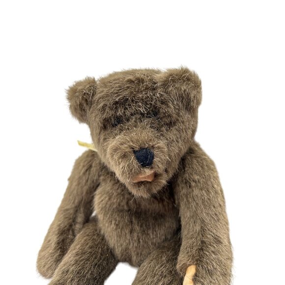 Jointed Creative Marketing Concepts Vintage Brown Plush Stuffed Teddy Bear - Picture 2 of 9